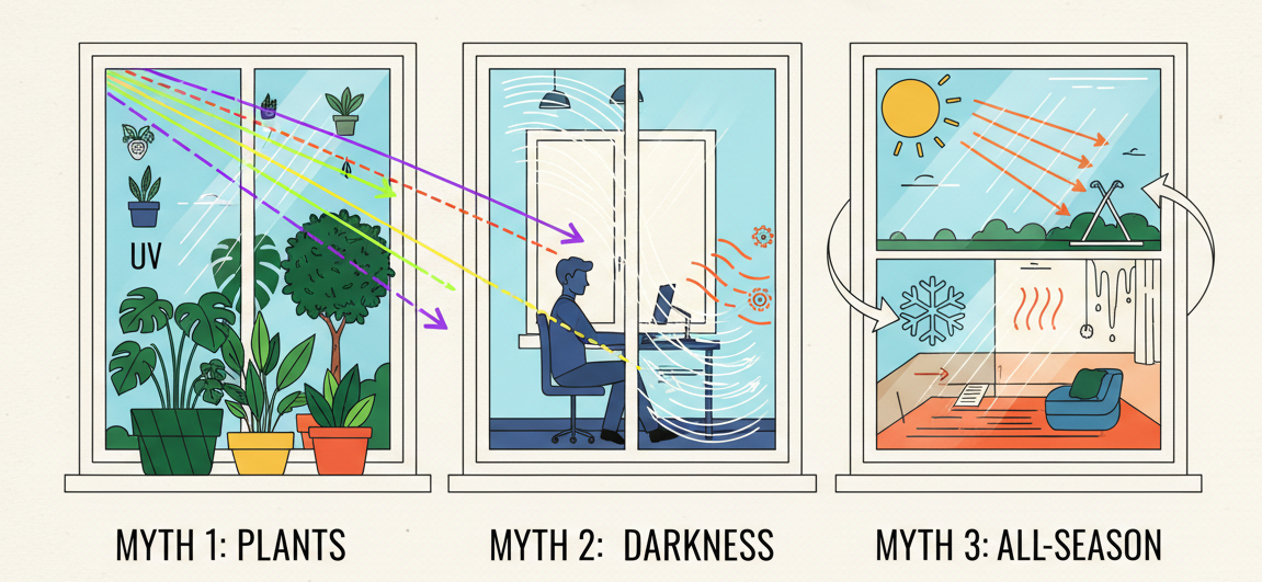 energy saving window film