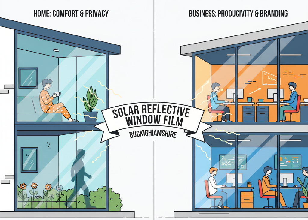 Solar reflective window film