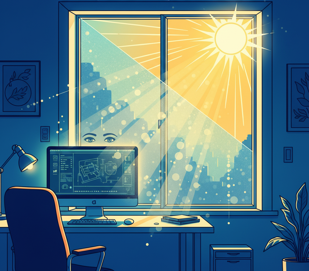 anti glare window film