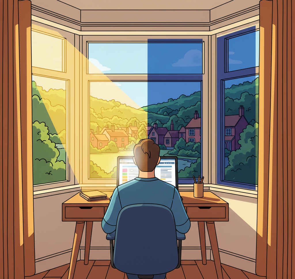 Anti Glare Window Film: Stopping the Screen Glare – A Home Office Essential 