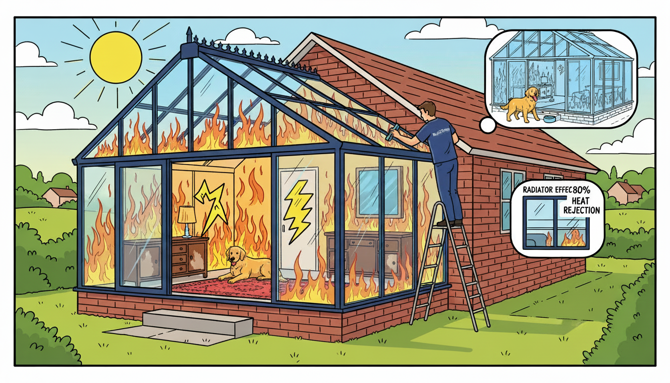 Conservatory Roof Film: Solving the Greenhouse Effect in South-Facing Conservatories