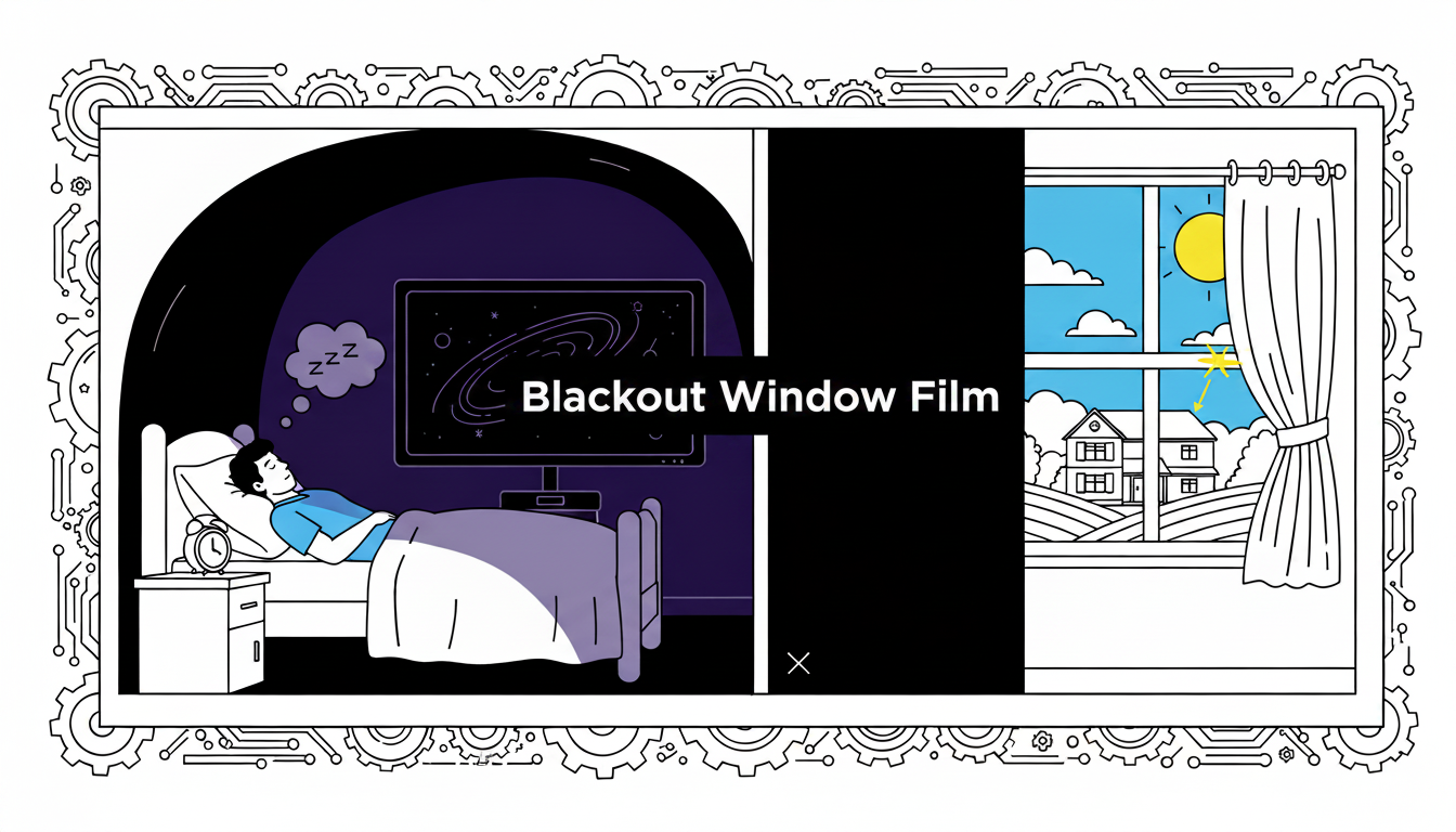 Blackout Window Film: Why Precision Installation is the Only Way to Block 100% Light